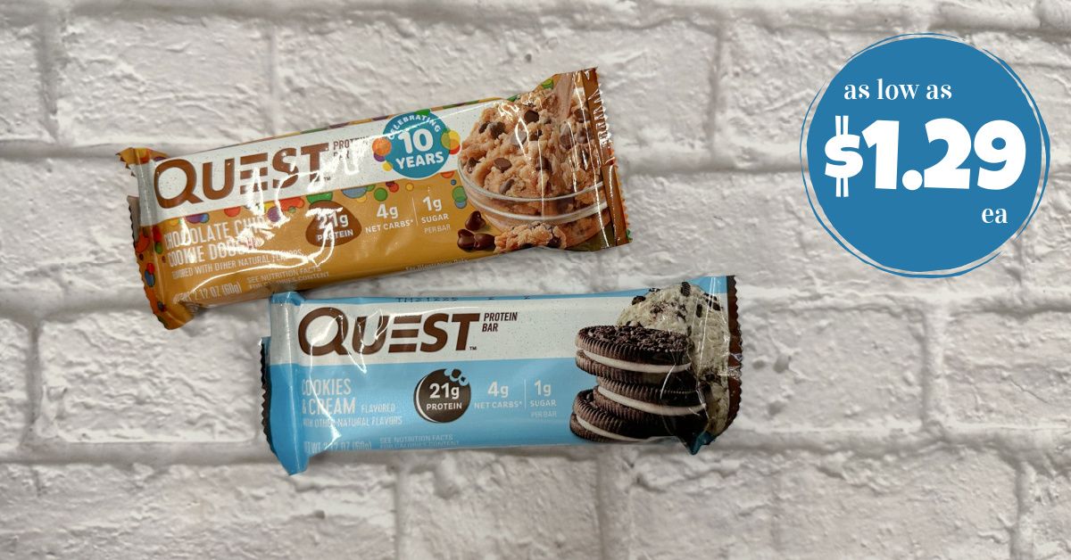 Quest Protein Bars As Low As $1.29! - Kroger Krazy