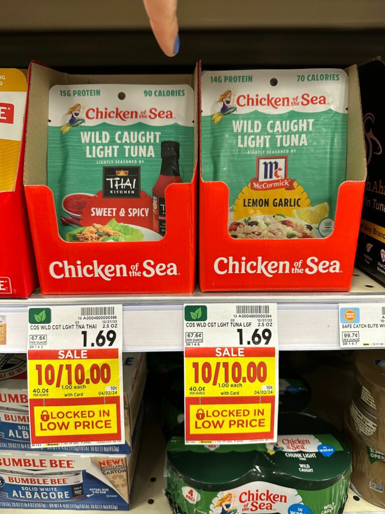 chicken of the sea kroger shelf image