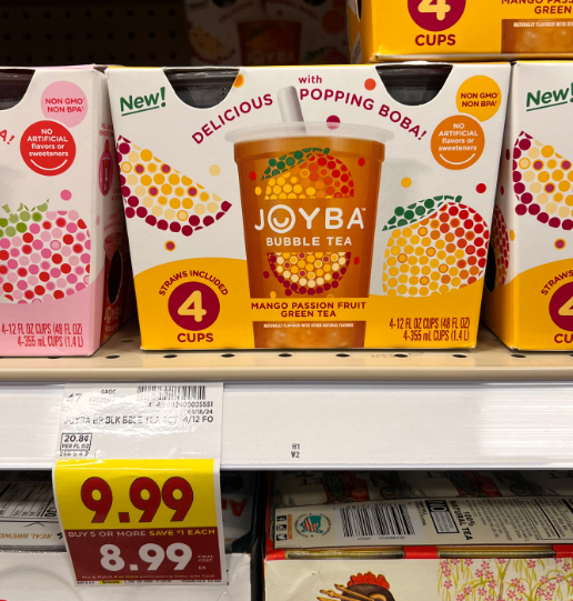 Joyba Bubble Tea Kroger Shelf Image