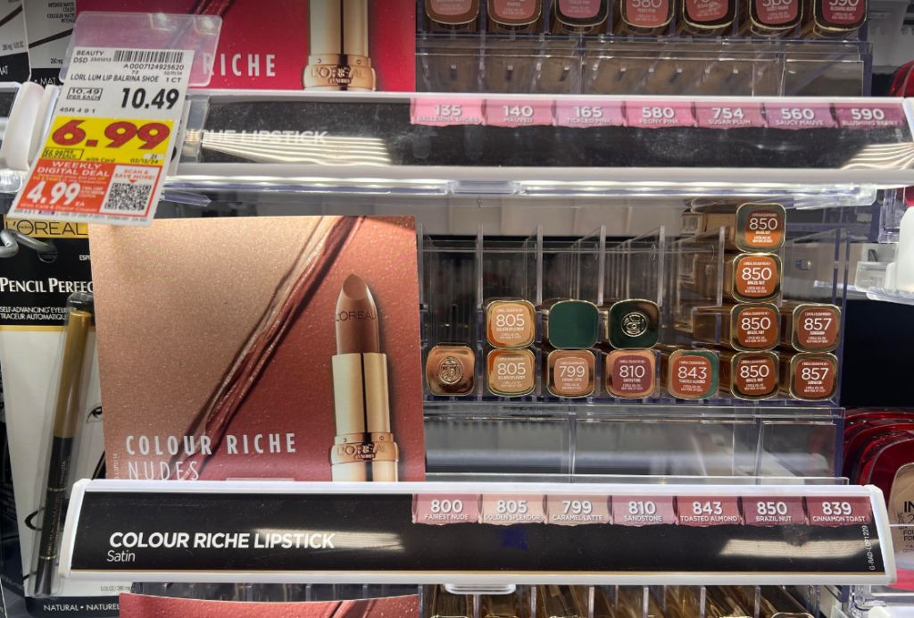 L'Oreal Paris Colour Riche Lipstick Kroger Shelf Images