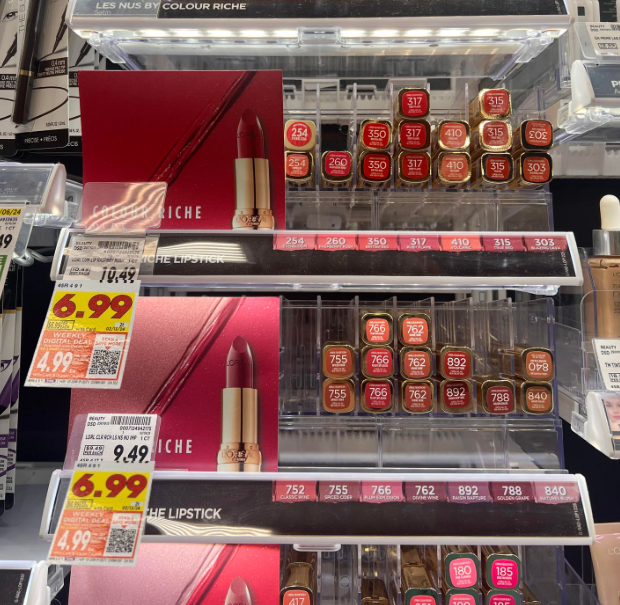 L'Oreal Paris Colour Riche Lipstick Kroger Shelf Images3