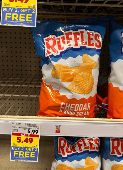 Doritos, Fritos and Ruffles are Buy 2, Get 2 FREE! - Kroger Krazy