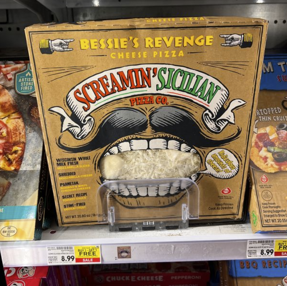 Screamin Sicilian Pizza Kroger Shelf Image