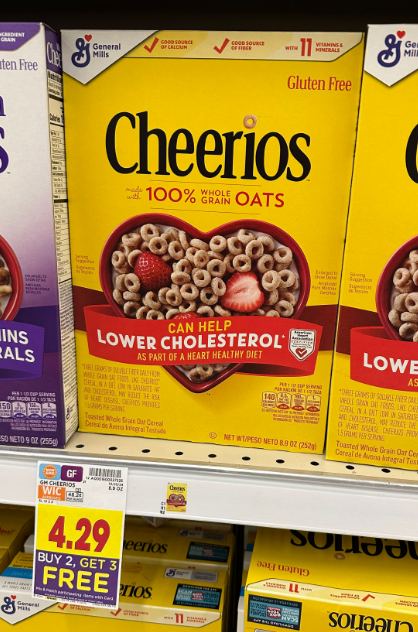 General Mills Cheerios Kroger Shelf Image