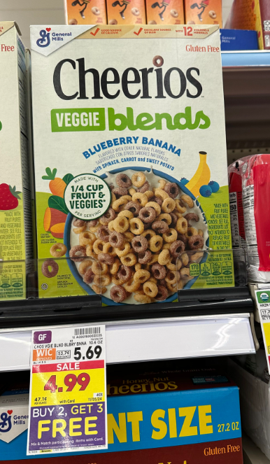 General Mills Cheerios Kroger Shelf Image