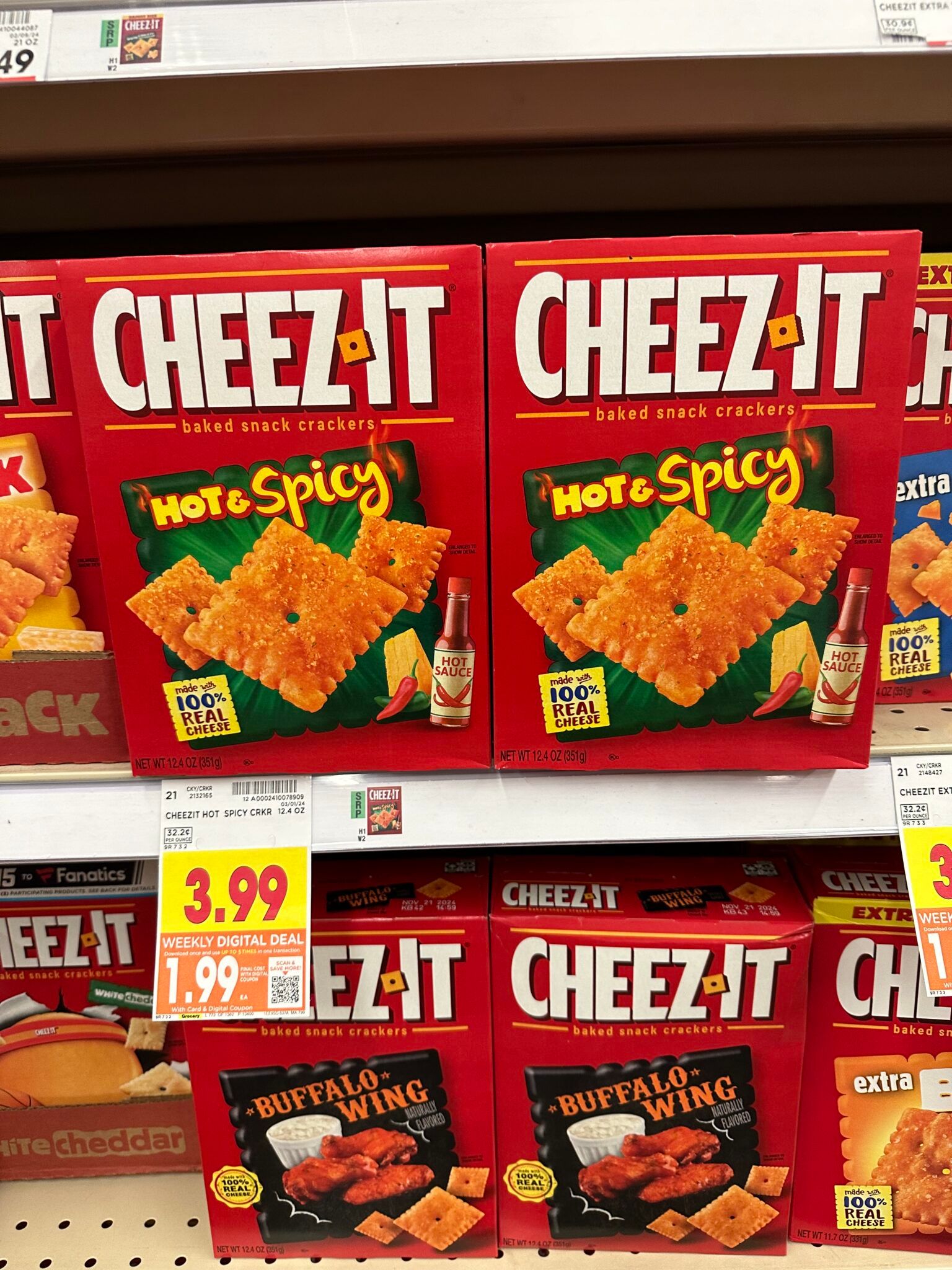 Cheez-It, Club or Town House Crackers as low as $1.99! - Kroger Krazy