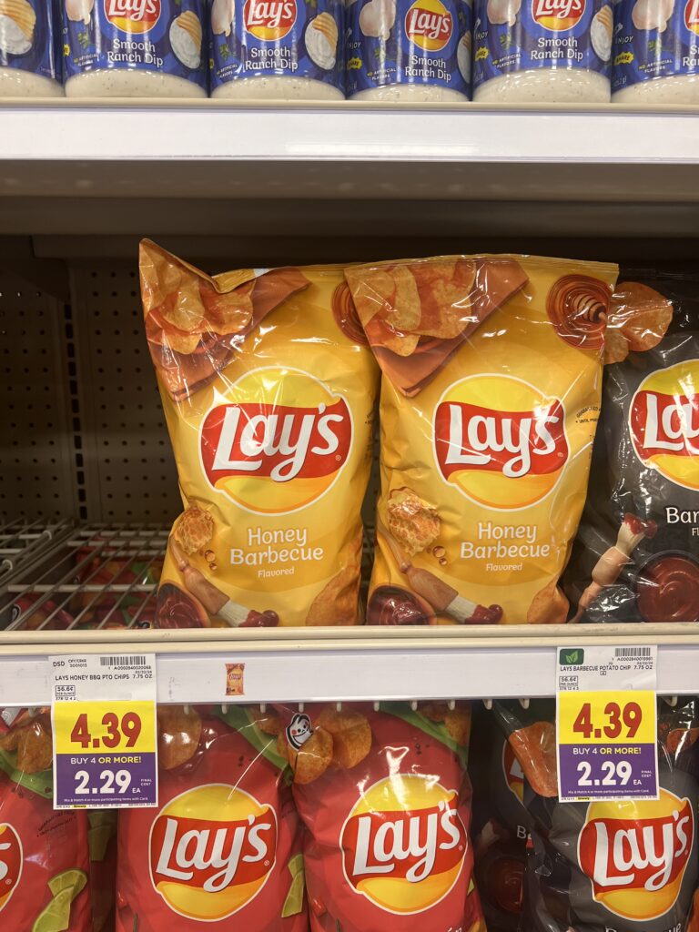 lays chips kroger shelf image