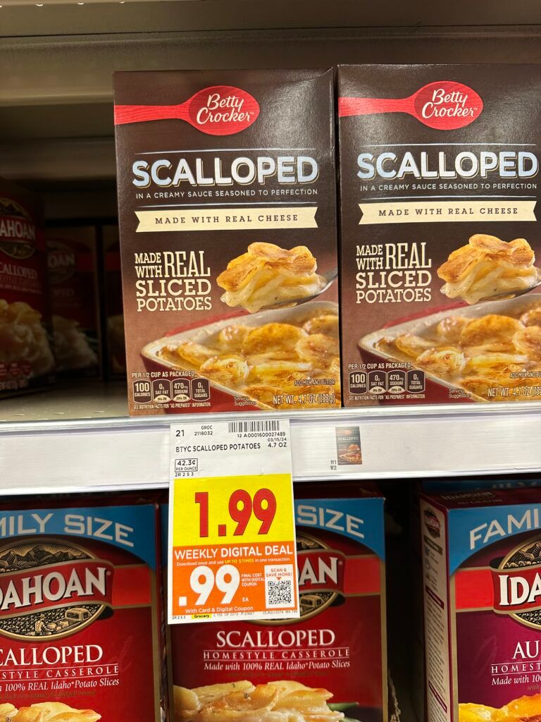 BC boxed potatoes kroger shelf image