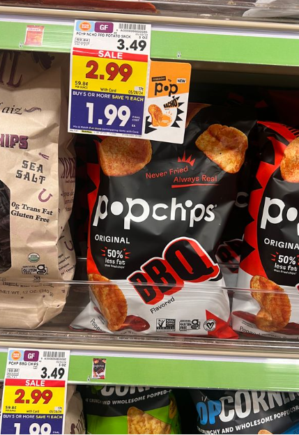 Pop Chips Kroger Shelf Image
