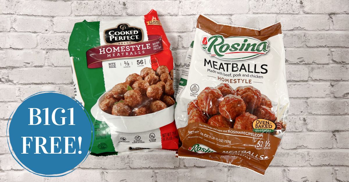 Cooked Perfect and Rosina Meatballs are B1G1 FREE at Kroger! - Kroger Krazy