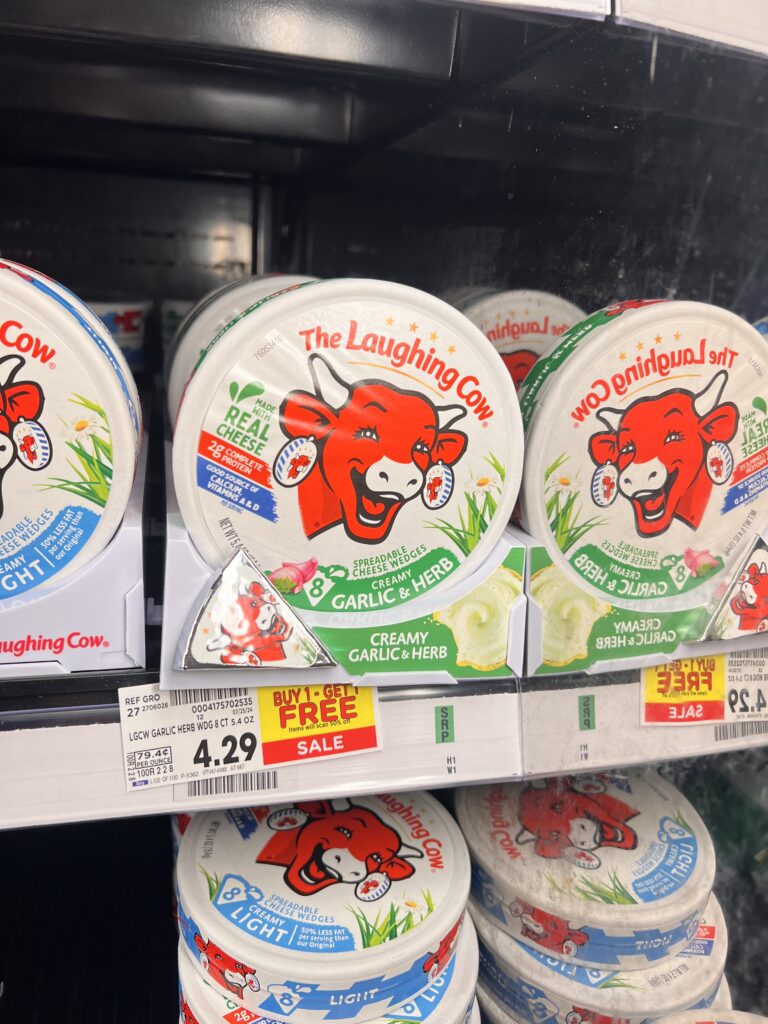 The Laughing Cow Cheese Kroger Shelf Image