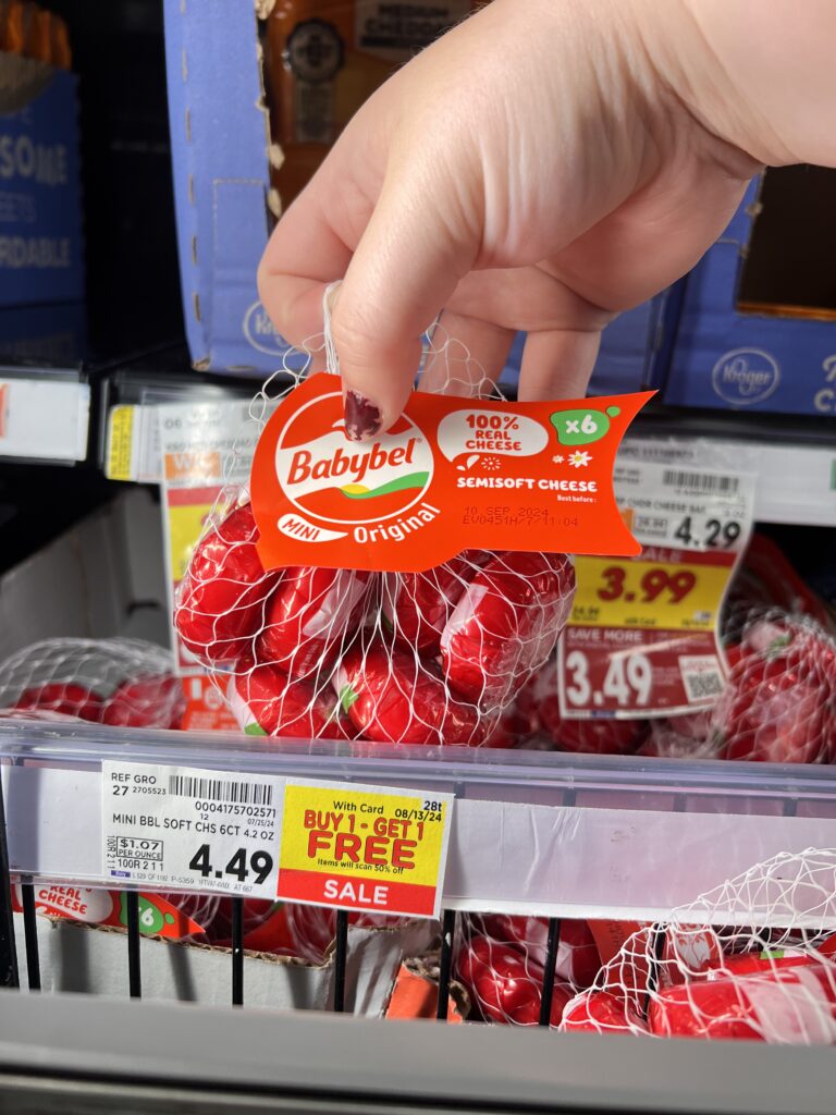 Babybel Cheese Kroger Shelf Image