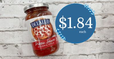 delallo pizza sauce kroger krazy