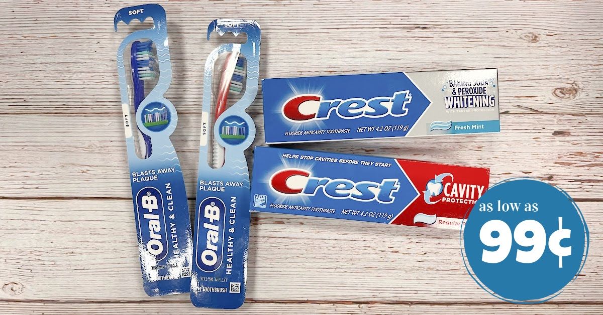 Crest Toothpaste or Oral-B Toothbrushes as low as 99¢! - Kroger Krazy