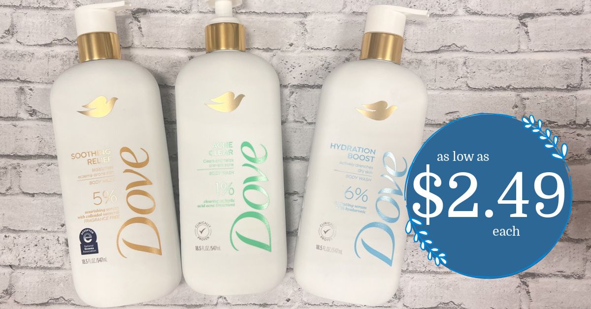 Dove Serum Body Wash Is As Low As 2 49 Each At Kroger Reg 10 49