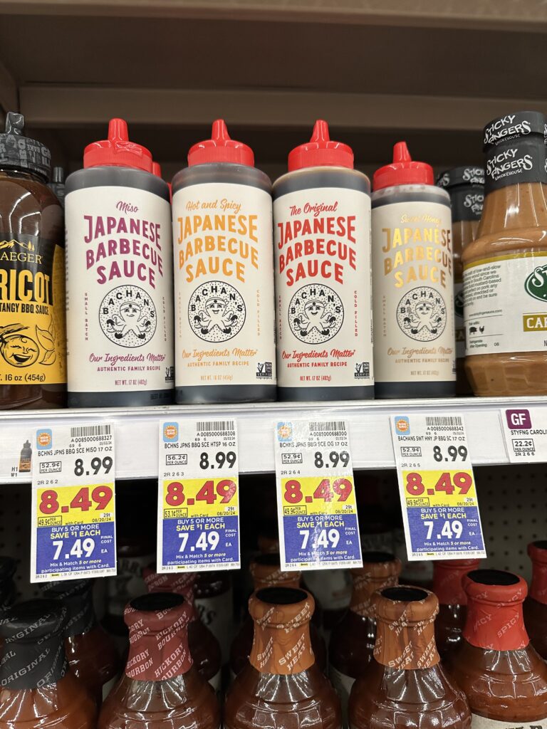 bachan's Japanese barbecue sauce kroger shelf image