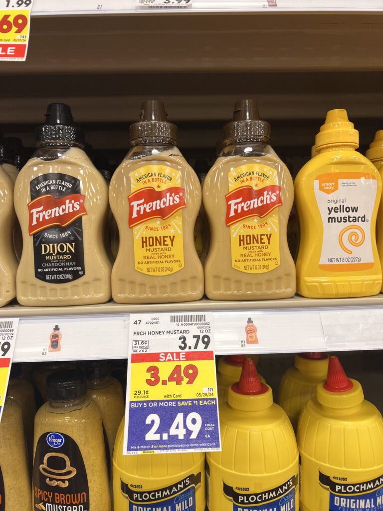 french's mustard kroger shelf image