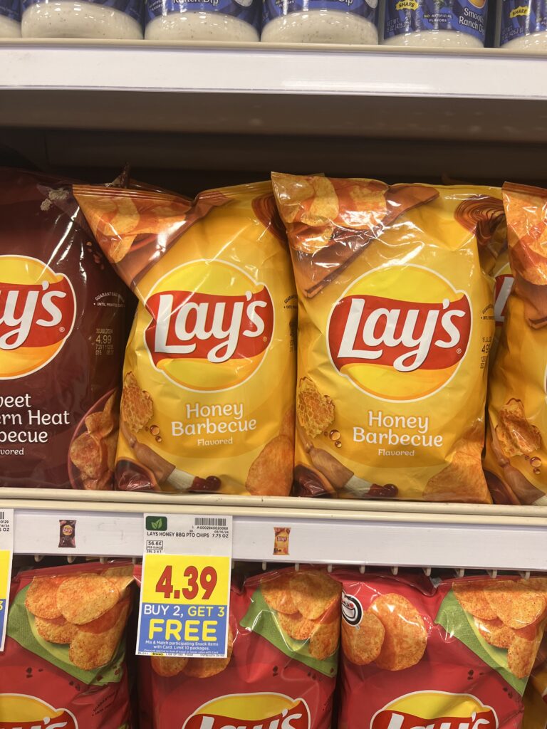 Lays Potato Chips Kroger Shelf Image