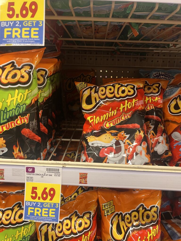 Cheetos Kroger Shelf Image
