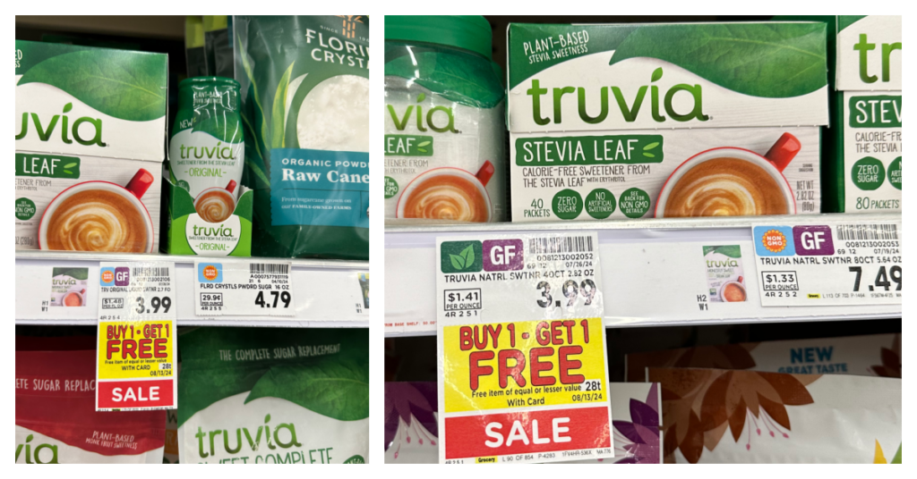 Truvia Kroger Shelf Image