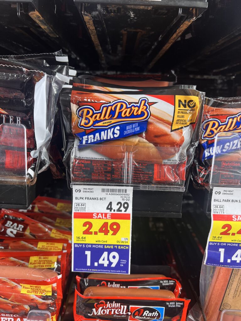 ball park hot dogs kroger shelf image (1)