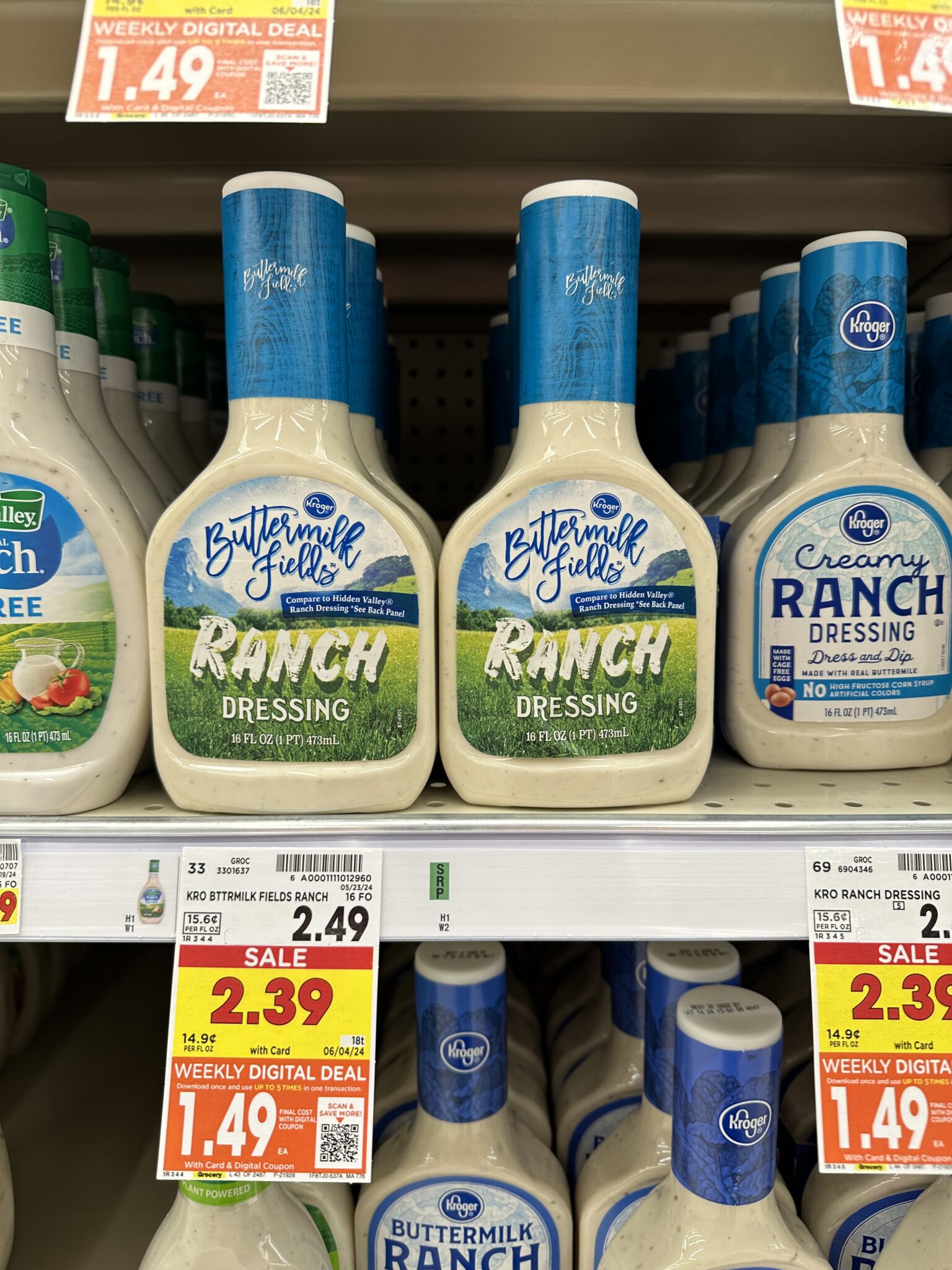 Kroger Salad Dressing as low as 1.49! Kroger Krazy