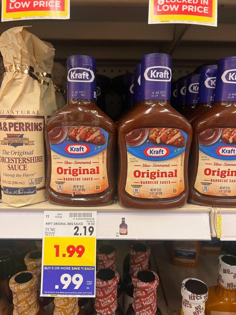 Kraft Barbecue Sauce Kroger Shelf Image