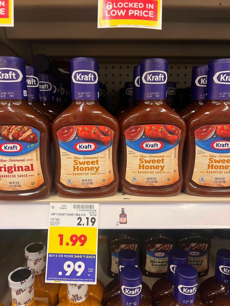 Kraft Barbecue Sauce Kroger Shelf Image