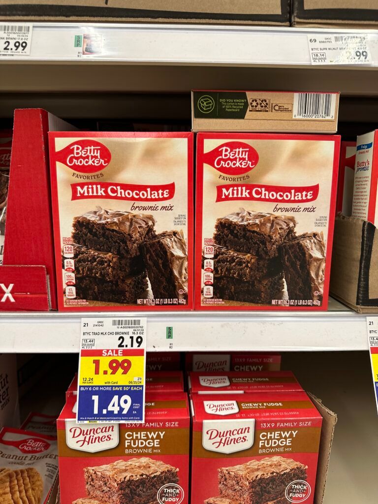 BC cake and brownie mix kroger shelf image (1)