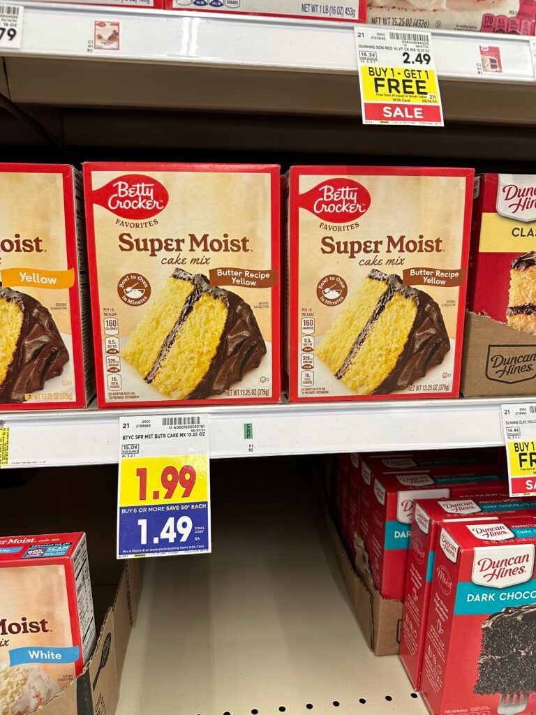 BC cake and brownie mix kroger shelf image (1)