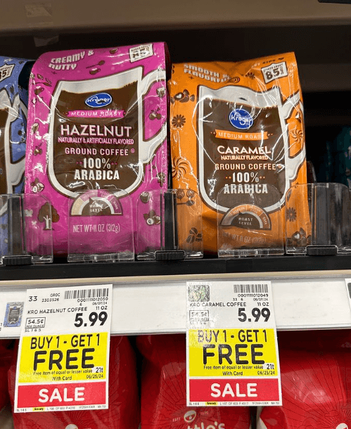 Kroger Ground Coffee Shelf Image