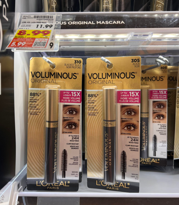 L'Oreal Paris Voluminous Mascara Kroger Shelf Image