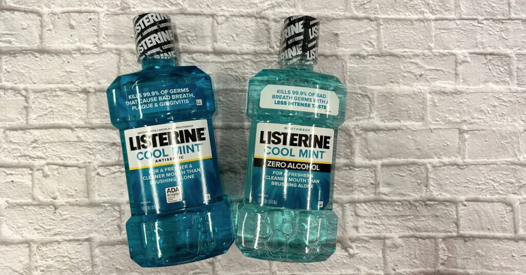 Listerine Cool Mint and Cool Mint Zero Alcohol Kroger