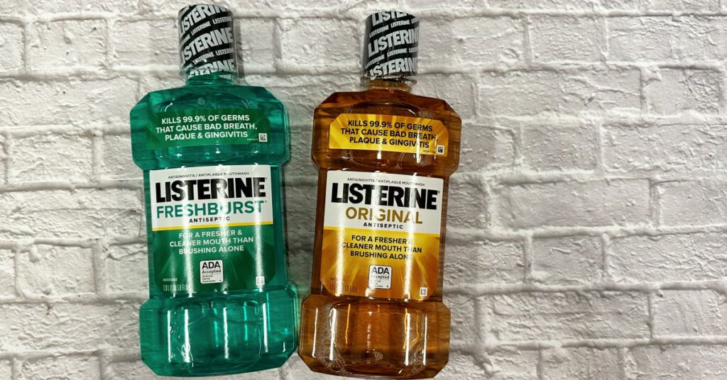 Listerine Freshburst and Listerine Original Kroger