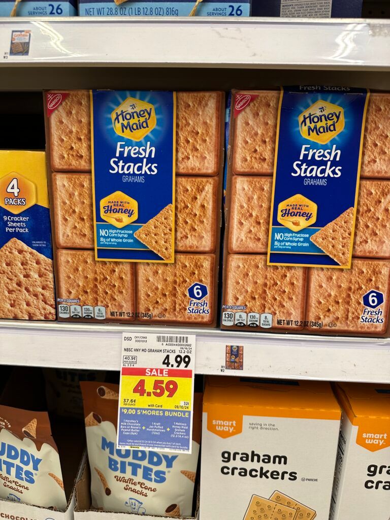 Honey Maid Graham Crackers Kroger Shelf Image