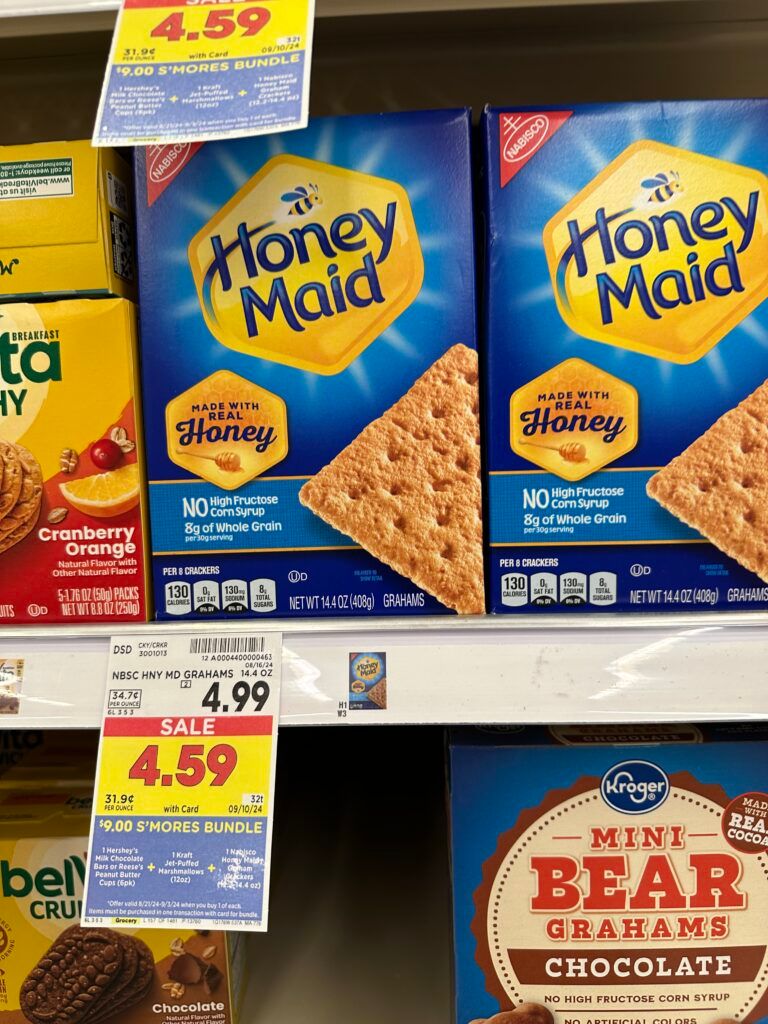 Honey Maid Graham Crackers Kroger Shelf Image