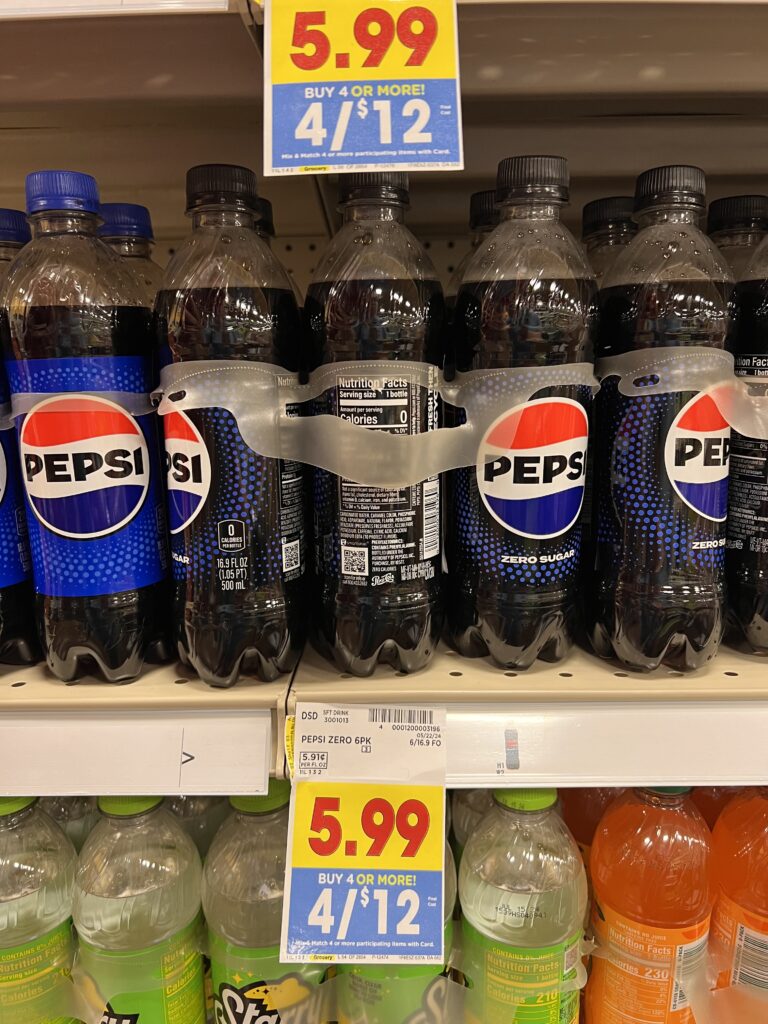 Pepsi Brand Soda Kroger Shelf Image