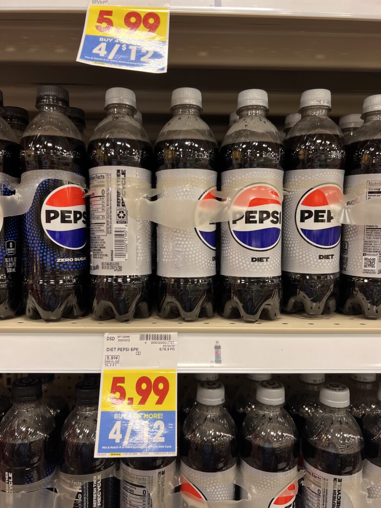 Pepsi Brand Soda Kroger Shelf Image