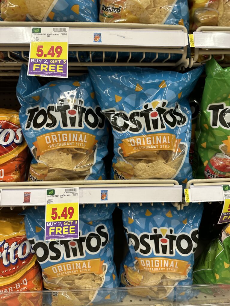 Tostitos Tortilla Chips Kroger Shelf Image