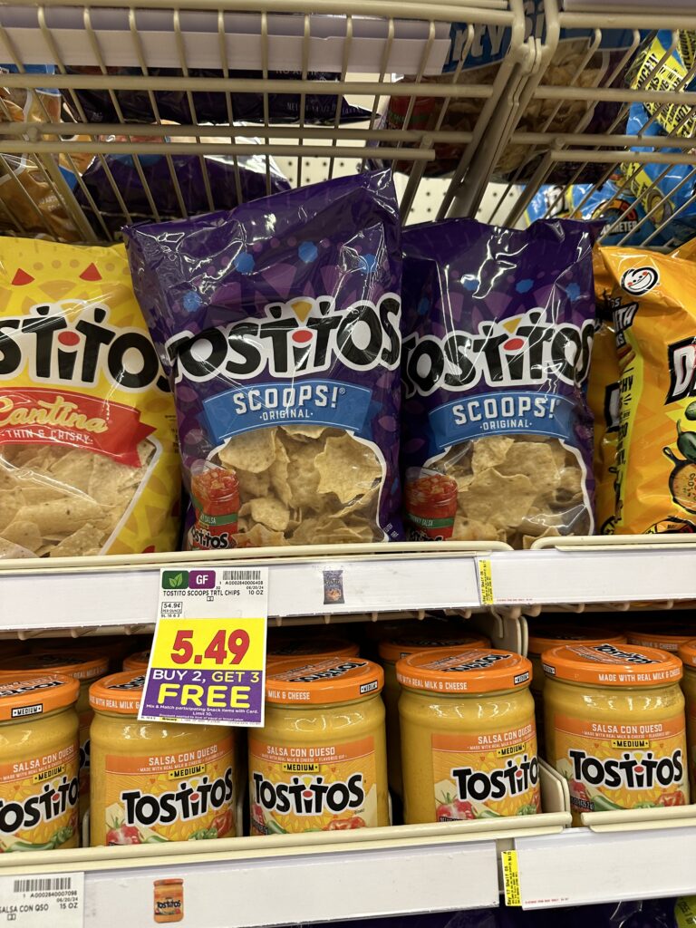 Tostitos Tortilla Chips Kroger Shelf Image