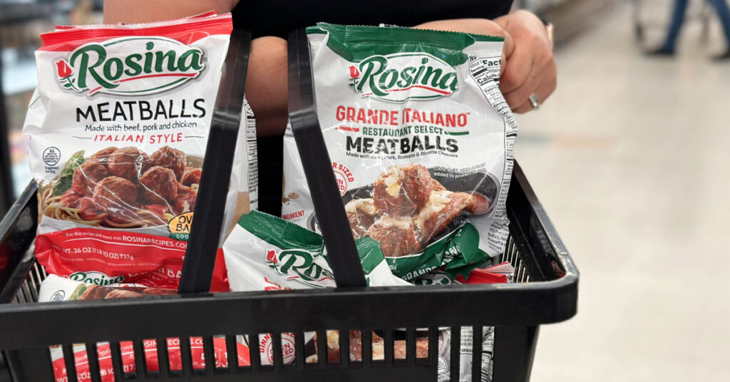 Rosina Meatballs Kroger Basket