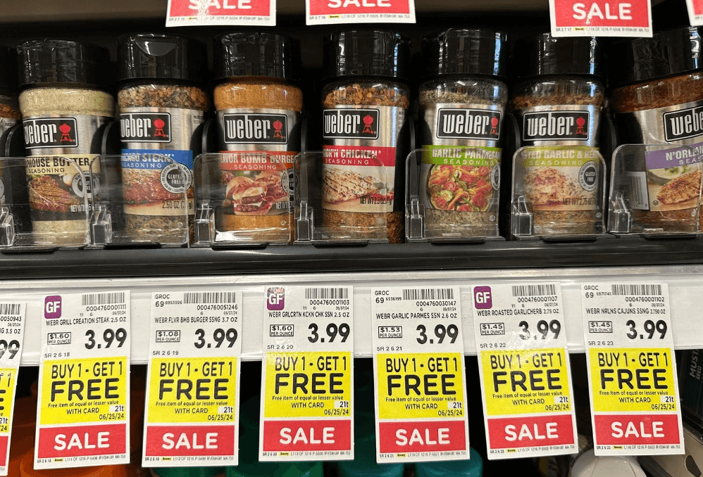 Weber Seasoning Kroger Shelf Image