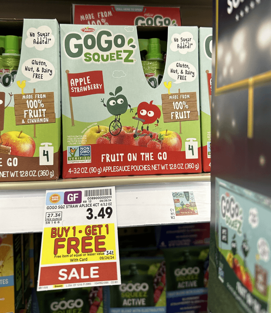 gogo squeeze kroger shelf image