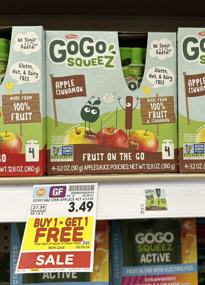 gogo squeeze kroger shelf image