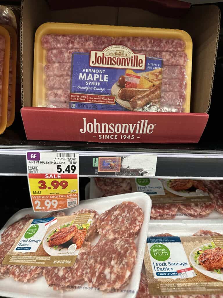 johnsonville sausage kroger shelf image (1)