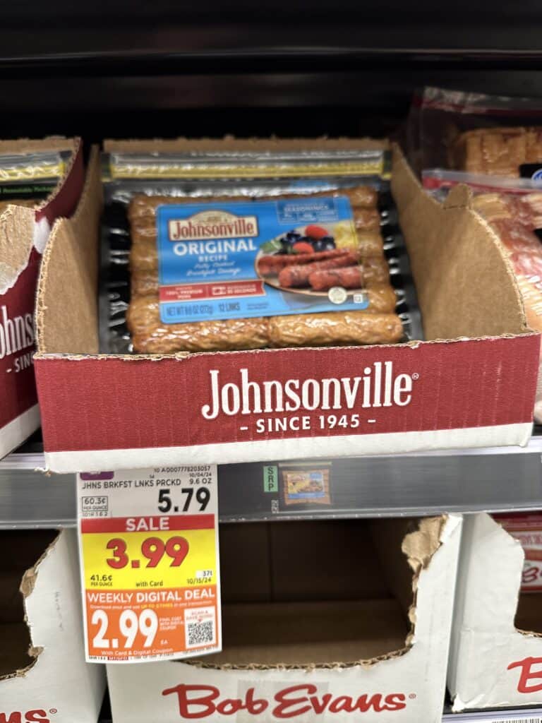 johnsonville sausage kroger shelf image (1)