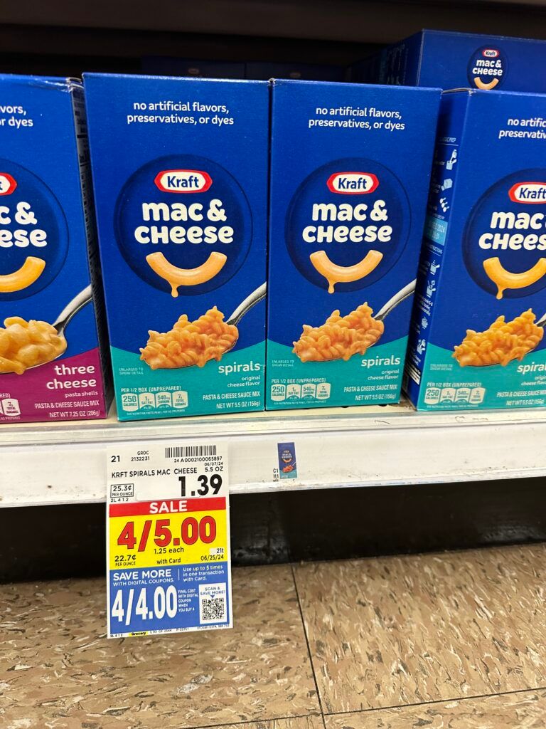 kraft mac and cheese kroger shelf image (1)