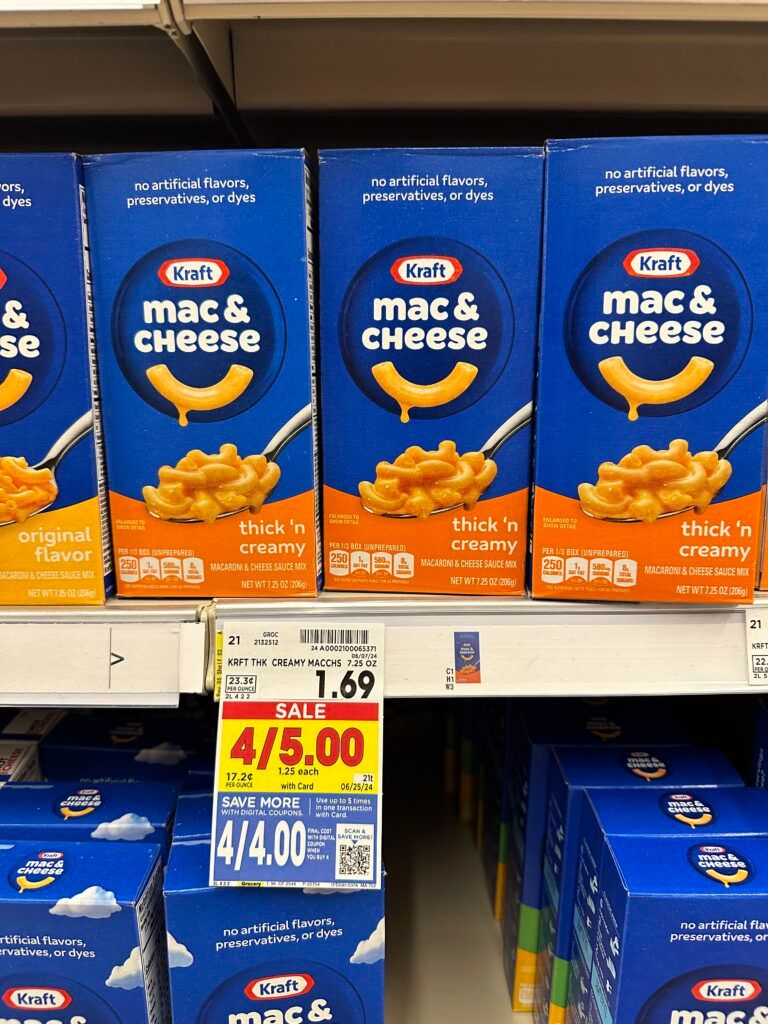 kraft mac and cheese kroger shelf image (1)