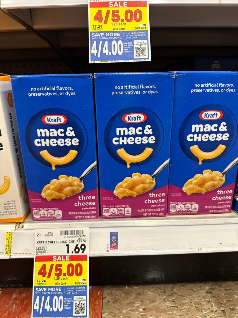 kraft mac and cheese kroger shelf image (1)