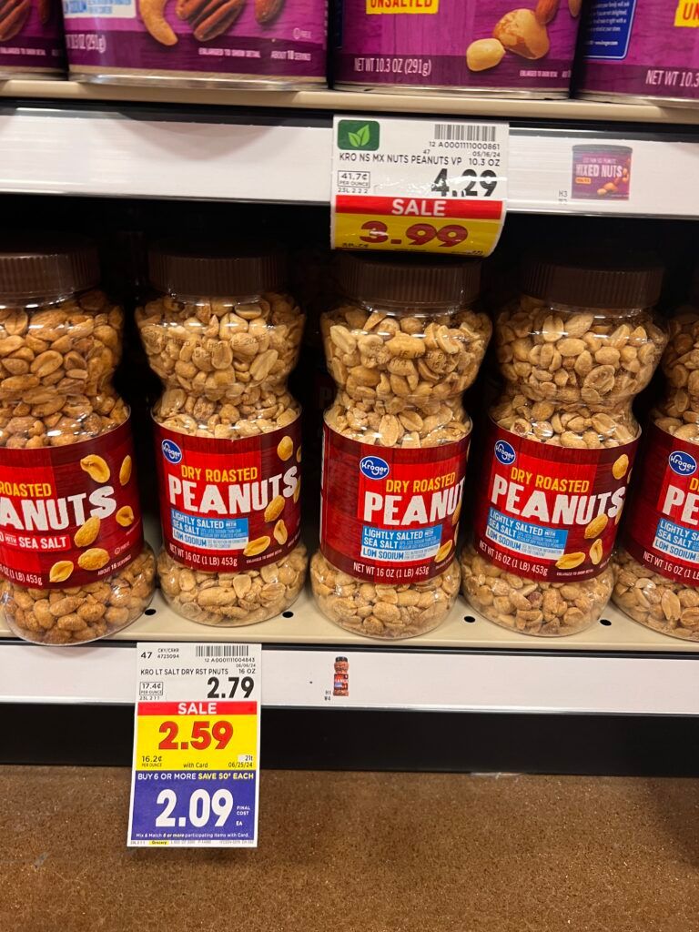 kroger peanuts shelf image (1)